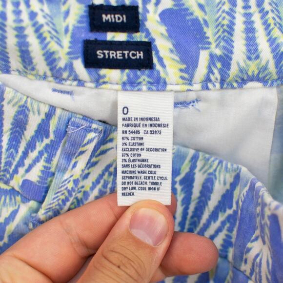 Amerian Eagle 0 Womens Groovy Stretch Midi Shorts - Picture 5 of 5